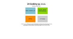 Desktop Screenshot of 24godziny.pl